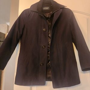 Boys Ralph Lauren Black Coat